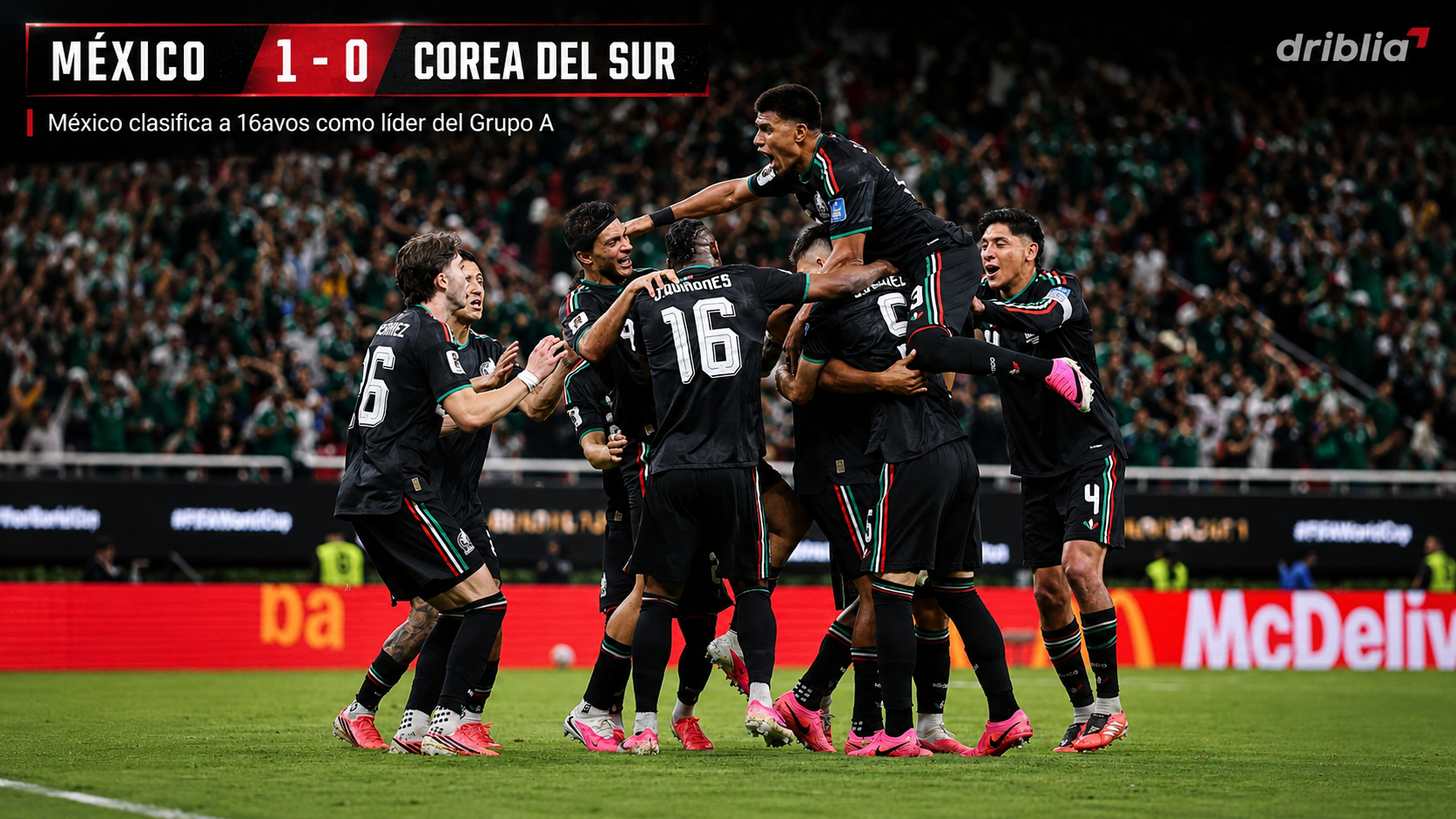El Tri ya está en dieciseisavos como líder.